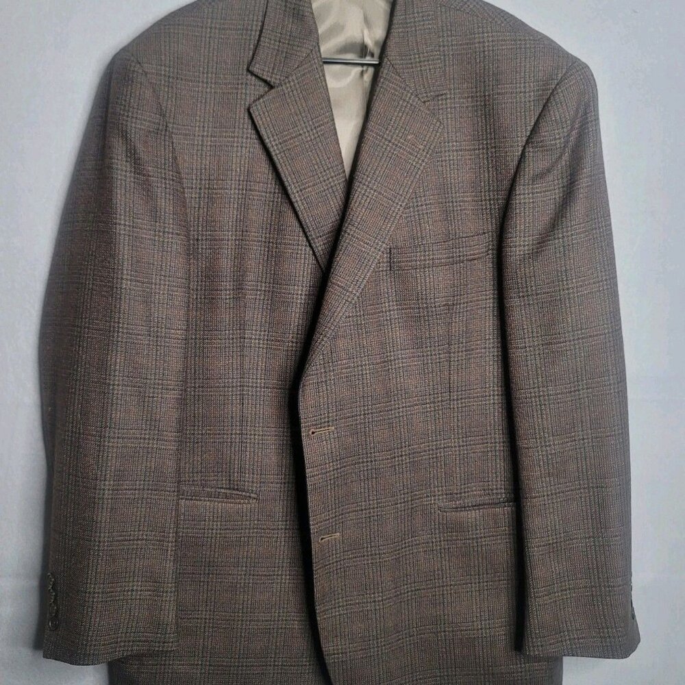 Gianfranco Ruffini Italy 100% Lambs Wool Blazer Sport Coat Jacket Men’s Size 46R